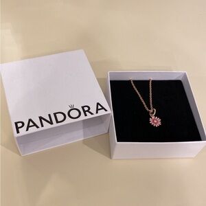 Pandora Pink Daisy Necklace